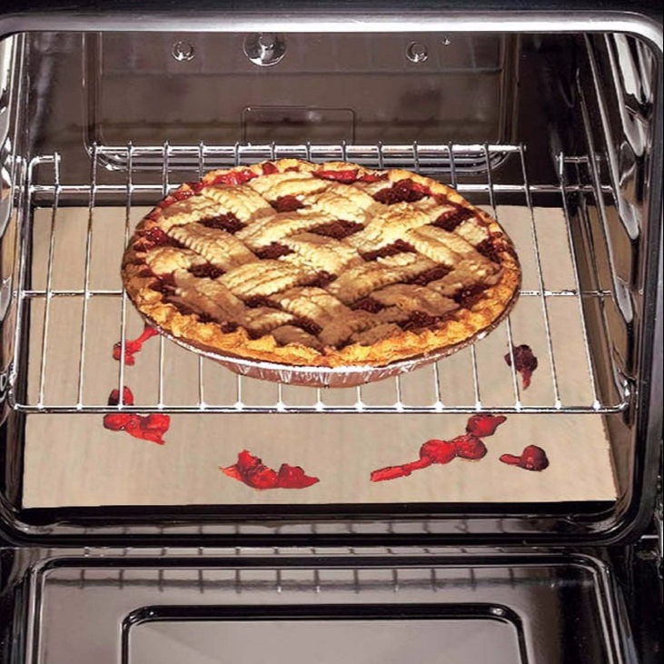 Téflon Réutilisable Antiadhésif Tapis de Cuisson Plaque de cuisson Four/Revêtement de casserole Micro-ondes
