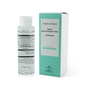 Brosse de maquillage et éponge alimentaire, liquide nettoyant, éponge - Product Image 6