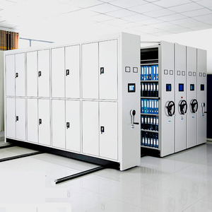 Armoire de bibliothèque mobile, étagère compacte et mobile en acier, le <span class=keywords><strong>bureau</strong></span> le plus vendu - Product Image 4