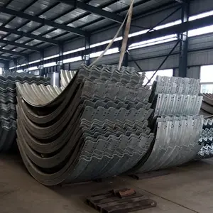 half circle corrugated steel plate section, semicircle steel culvert arch