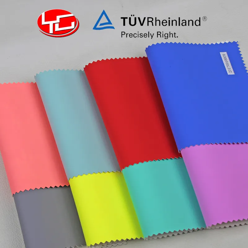 Caliente-venta luz cara cuero artificial para hacer bolsos portátil cajas