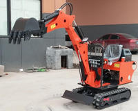 Bagger mini zurück hoe garten atv bagger hause bagger