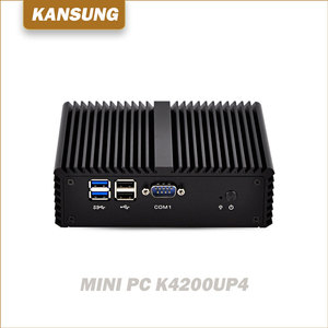 Barato Dual LAN 4 COM 2 HD Video puertos USB 12 V perro <span class=keywords><strong>reloj</strong></span> Core i5-4200U Dual Core Ubuntu sin ventilador X86 Mini PC - Product Image 2