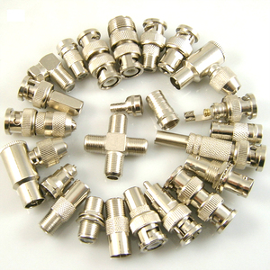 Suporte pcb preço de cobre 4 pinos cctv, vários tipos, barato, rg6, rg59, masculino, feminino, bnc, conector para cabo