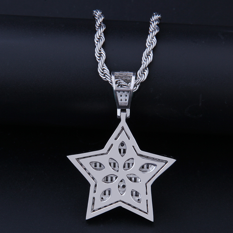 Drip Star Pendant Necklace - Hip Hop Jewelry Factory Price