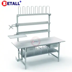 esd packaging work bench machine with paper trimmer and bubble wrap cutter used industrial warehouse Name rotary packing table