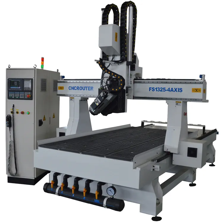 Heavy duty 4 axis 1325 automatic tool change cnc router woodworking milling machine wood cnc machine