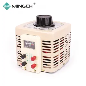 MINGCH ผู้ผลิต TDGC2ชุด220โวลต์/250โวลต์เฟสเดียว2Kva แรงดันไฟฟ้า Variac