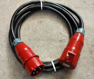 <span class=keywords><strong>Cable</strong></span> de extensión de <span class=keywords><strong>cable</strong></span> de alimentación de 380V 63 Amp Aplicación industrial de bajo voltaje trifásico Conductor de cobre y aislamiento de goma - Product Image 4