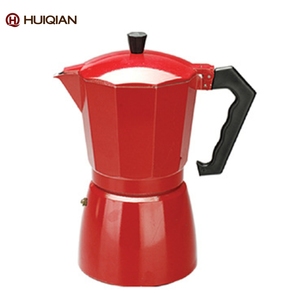 Moka Express-кафетерия эспрессо, 3 чашки, 6 цветов, plata/красный/черный - Product Image 4