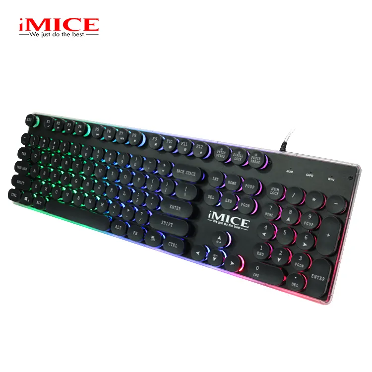 Apedra hot sell New Wired gaming keyboard professional USB gaming mechanical led light keyboard