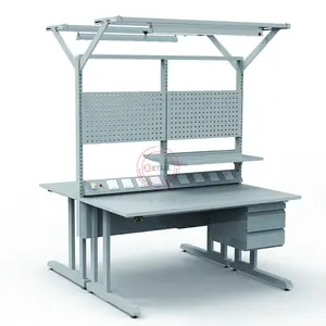 Detall ESD электронный легкий рабочий Рабочий стол esd промышленный антистатический Рабочий стол для лаборатории