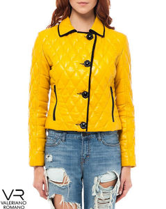 Valeriano Romano New Brand High Quality Women's <b>Genuine</b> <b>Leather</b> <b>Jacket</b> with Stylish Animal Fur Accents Winter Garment Turkey - Product Image 1