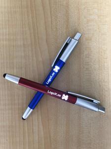 J350 Nhỏ Moq 3 Trong 1 Khuyến Mại Biểu Tượng Laser Tùy Chỉnh LED Light Ball Pen - Product Image 2