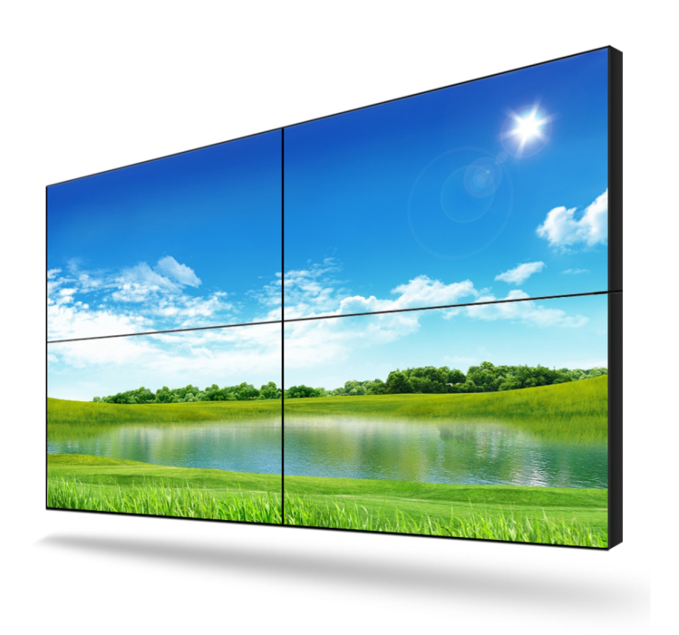 Lcd wall. жк панель eliteboard bk555fcbe. видеостена 3х3 hyundai d55rfn. панель samsung p460 55 диагональ. Lcd video wall unit.