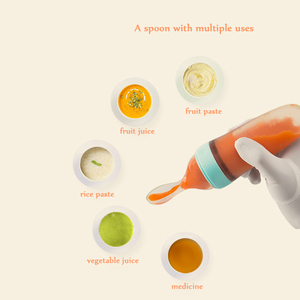 Cuchara Dispensadora <span class=keywords><strong>de</strong></span> Alimentos para Bebés <span class=keywords><strong>de</strong></span> Silicona con Tapa Antipolvo para Bebés, Niños Pequeños e Infantes, Suplemento Alimenticio <span class=keywords><strong>de</strong></span> <span class=keywords><strong>Cereal</strong></span> - Product Image 6