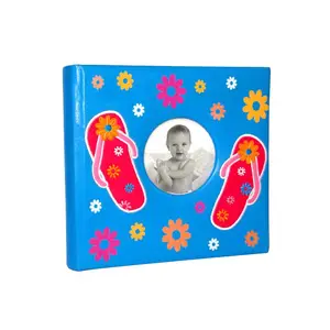 Pu皮革封面4x6英寸相册图片收纳框儿童儿童礼物图片盒相册