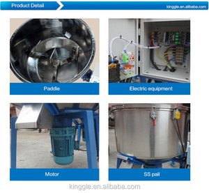 Miscelatore di Colori ad Alta Capacità 1000kg Macchina per Miscelazione di Materie Prime Plastiche Silo di Miscelazione - Product Image 6