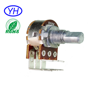 Potentiomètre double rotatif personnalisé de 16mm b102 b103 ohm, film de carbone à 360 degrés - Product Image 2