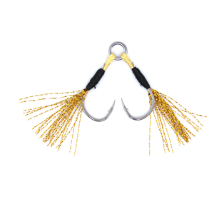 <span class=keywords><strong>Anzuelos</strong></span> Dobles <span class=keywords><strong>de</strong></span> Alta Resistencia para Pesca Lenta, 250 lb (113 kg) <span class=keywords><strong>de</strong></span> Resistencia a la Rotura, <span class=keywords><strong>Anzuelos</strong></span> <span class=keywords><strong>de</strong></span> Pesca <span class=keywords><strong>de</strong></span> Acero con Alto Contenido <span class=keywords><strong>de</strong></span> Carbono - Product Image 2