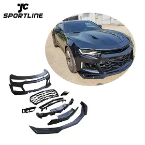 Kits de corpo para carros estilo 1le pp, amortecedor frontal para chevrolet camaro 2017 com led