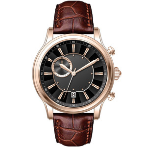 Genuino degli uomini della cinghia <span class=keywords><strong>di</strong></span> cuoio <span class=keywords><strong>di</strong></span> alta qualità super <span class=keywords><strong>orologi</strong></span> <span class=keywords><strong>di</strong></span> marca - Product Image 4