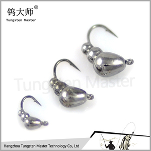 Banana de tungsteno hielo jigs pesca plátano cabeza de la plantilla para la pesca - Product Image 6