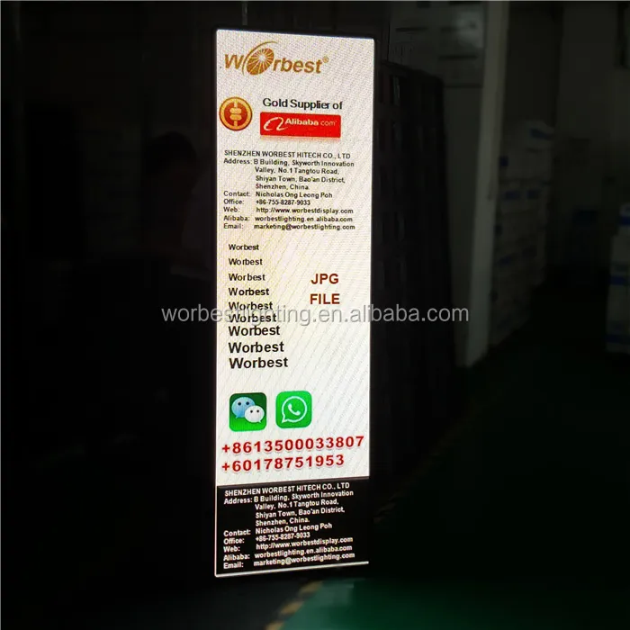 Parete pubblicità board wifi display A LED iphone rete wireless android display digital signage