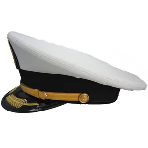 Лучшие продажи продуктов шипованных Белый Профессиональный офицер Camo кадетский cap
