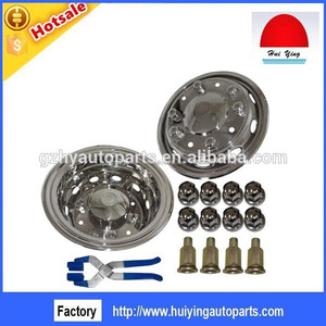 cubiertas de la rueda del autobús yutong kinglong autobús zhongtong ruedas de cromo cubre - Product Image 1