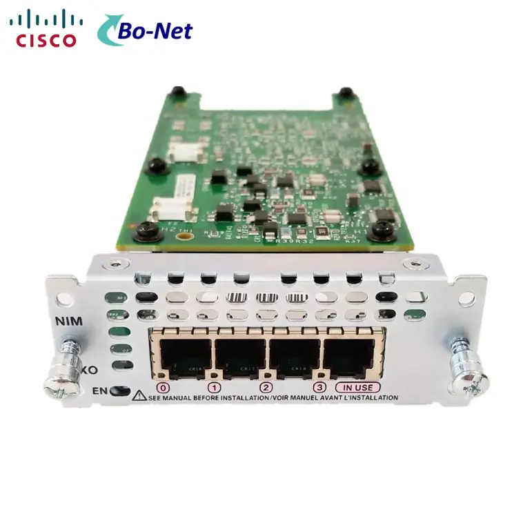 Cisco 4300 시리즈 라우터 4 포트 네트워킹 음성 인터페이스 허브 카드 모듈 NIM-4FXO
