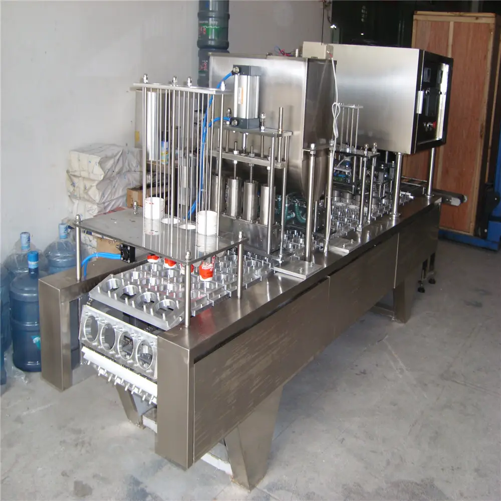 광주 fuhe 포장 기계 BG32A-2 요구르트 우유 물병 충전 기계