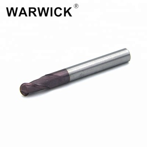 2 flöten 4mm bull ball nase ende mühle cutter für hardensteel - Product Image 4