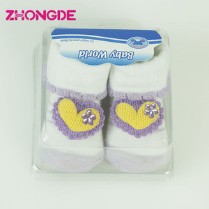 Calidad <span class=keywords><strong>del</strong></span> diseño <span class=keywords><strong>del</strong></span> bebé suave inferior de goma antideslizante piso calcetines <span class=keywords><strong>del</strong></span> zapato - Product Image 2