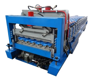 <span class=keywords><strong>Aluminium</strong></span>-Dachbahn walzen form maschine Metall fliesen herstellungs maschine in China - Product Image 4