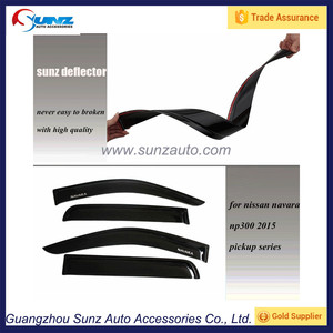 Pare-pluie en acrylique pour Nissan Navara NP300 D23 4x4, accessoire <span class=keywords><strong>de</strong></span> voiture, <span class=keywords><strong>déflecteur</strong></span> <span class=keywords><strong>de</strong></span> fenêtre <span class=keywords><strong>de</strong></span> vent pour 4 portes - Product Image 4