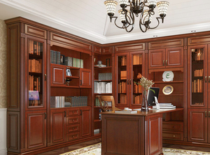 Home produttore di lusso mobili in legno scaffale a forma di barca scaffale libreria libreria antica finitura afflitta scaffali per barche - Product Image 3