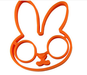 Dispositif à omelette de lapin en <span class=keywords><strong>Silicone</strong></span>, anneau de crêpière pour œufs c Bar à manger, <span class=keywords><strong>moule</strong></span> à pastèque de lapin - Product Image 4