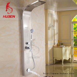 Système de salle de bains de pluie à LED Panneau de <span class=keywords><strong>douche</strong></span> Cascade <span class=keywords><strong>Spa</strong></span> Jets Panneau mural de <span class=keywords><strong>douche</strong></span> intelligent Panneau de <span class=keywords><strong>douche</strong></span> <span class=keywords><strong>Colonne</strong></span> Tours Acier inoxydable 304 - Product Image 5