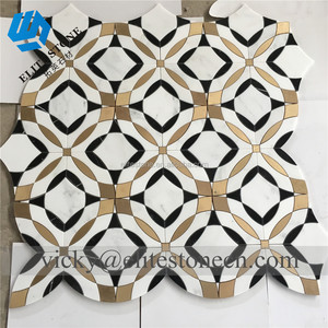 <span class=keywords><strong>Piastrelle</strong></span> a Mosaico in <span class=keywords><strong>Marmo</strong></span> Giallo Economiche per <span class=keywords><strong>Cucina</strong></span> - Product Image 6