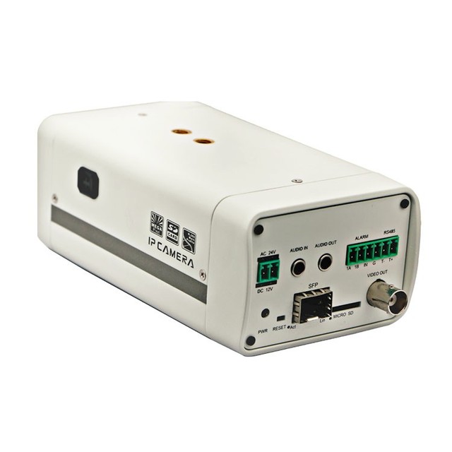 H.265 Network Home Security OSD WDR Fiber Optic IP Box Camera