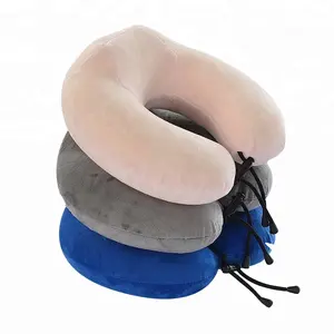 Comfortable U Shape Therapeutic Travel Pillow Car Airplane Neck Support Travel Pillow  Foam Neck Pillow Memory Foam