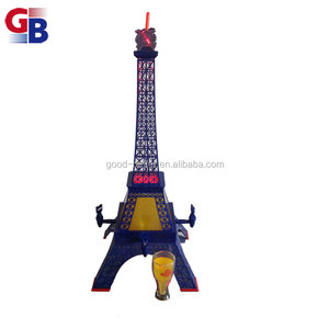 Tháp Bia Bằng Nhựa Kiểu Tháp Eiffel 3L Bán Chạy 2015 Với Đèn Led Chiến Đấu - Product Image 1