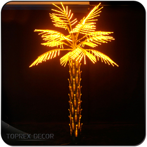 Aménagement paysager vert Arbre de Noël artificiel à led <span class=keywords><strong>Palmier</strong></span> artificiel extérieur éclairé à led - Product Image 2