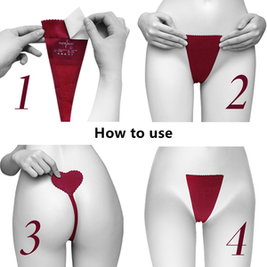 Tangas réutilisables sexy léopard, sexy, auto-adhésives, sans couture, sans bretelles, culottes invisibles, string, culottes - Product Image 6