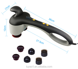 Potente martillo de masaje corporal de tejido profundo de doble cabeza, masajeador eléctrico de mano para cuello, espalda, hombro, pierna, alivio del dolor muscular - Product Image 5
