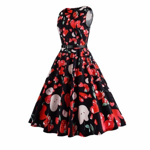 Il nuovo abito da donna stampato alla <span class=keywords><strong>fragola</strong></span> per la festa in spiaggia B020 - Product Image 6