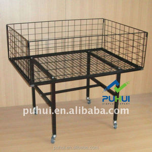 Présentoir en métal pour supermarché, produit en vrac, <span class=keywords><strong>table</strong></span> <span class=keywords><strong>d</strong></span>'<span class=keywords><strong>exposition</strong></span> au sol de l'usine chinois, promotion - Product Image 6