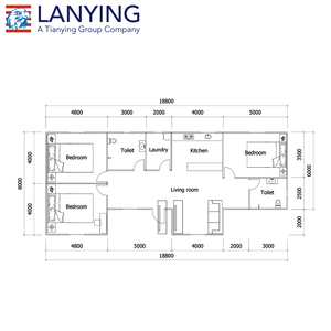 Exportación en todo el <span class=keywords><strong>mundo</strong></span> un dormitorio casa prefabricada - Product Image 3
