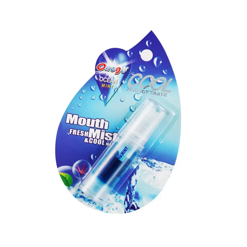 ミントフレーバーOralケア新鮮な息口スプレー口臭口清浄歯ホワイトニングキット真空小瓶